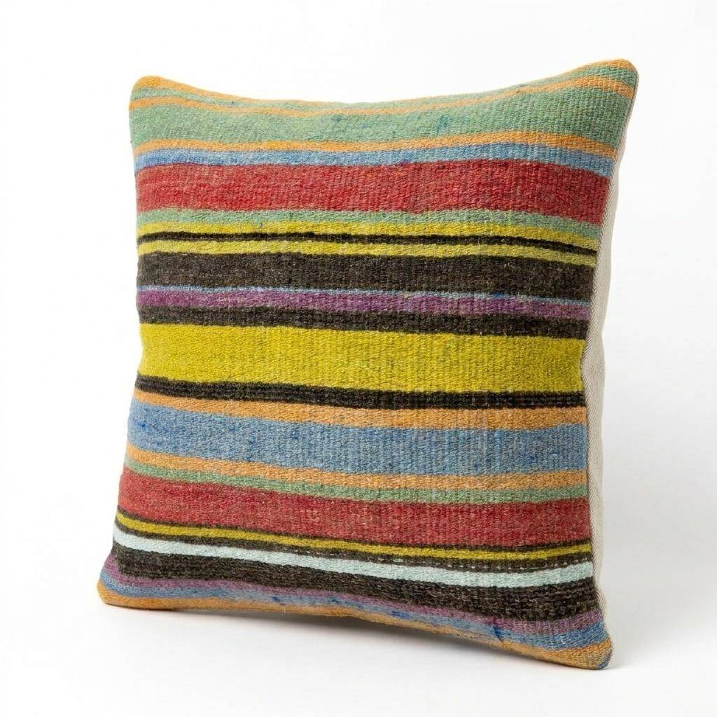 Vintage kilim cushion cover 41x41 cm