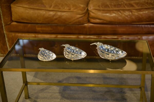 Ensemble décoratif gigogne ananas 1970’s