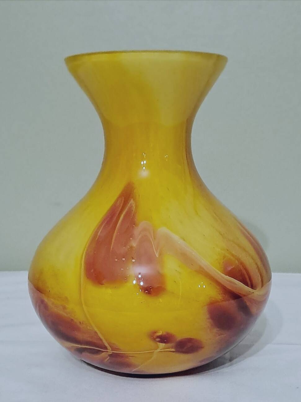 La Rochere blown glass paste vase