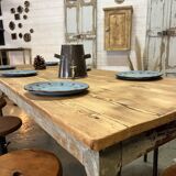 Old patinated farm table