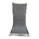 Moroccan rug, Handmade wool rug, Solid rug, Moroccan runner rug, zanafi runner