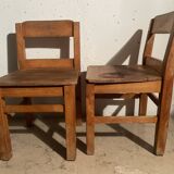 Pair of children's chairs from the 1950s