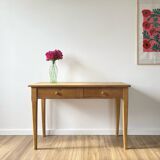 Farmhouse table with 2 large drawers