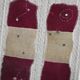 Wine Color Vintage Textile Wall Hanging, Handwoven Tapestry, 106x116 Cm