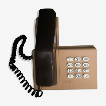 Téléphone filaire vintage année 80