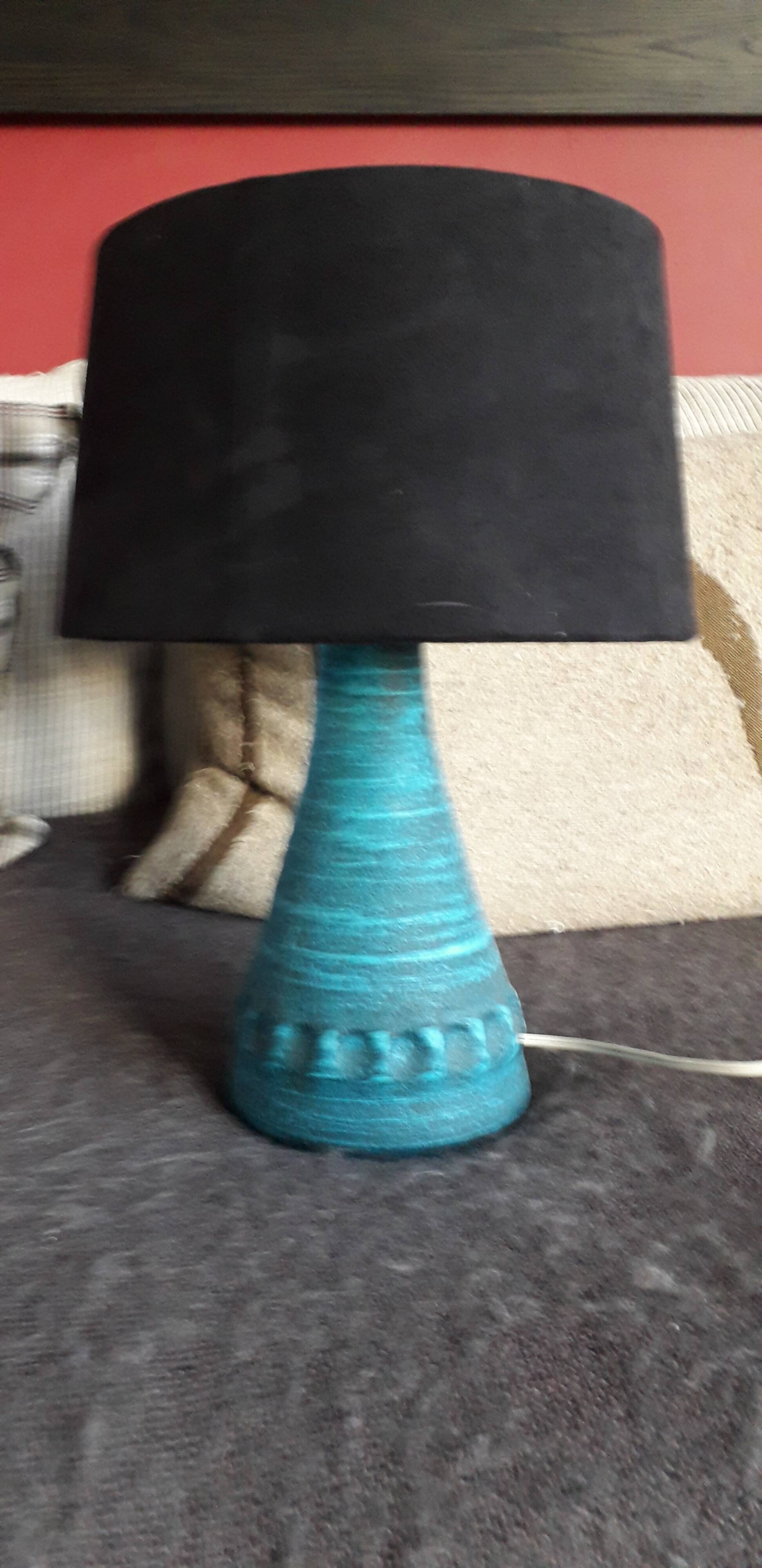 Large Accolay ceramic lamp from the Gauloise series