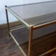 Table basse dorée