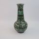 Large green earth-mixed ceramic vase by Jean Gerbino Vallauris