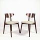 Scandinavian designer dining room chairs set of 6