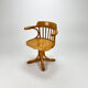 Bentwood desk chair By Zpm radomsko, 1950s
