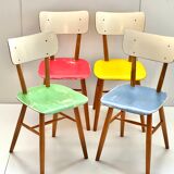 4 chaises de bistrot Ton, 1970', Thonet