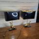 Pair of brass duck lamps from the 70s
