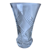 Vase en verre moulé style art déco made in France