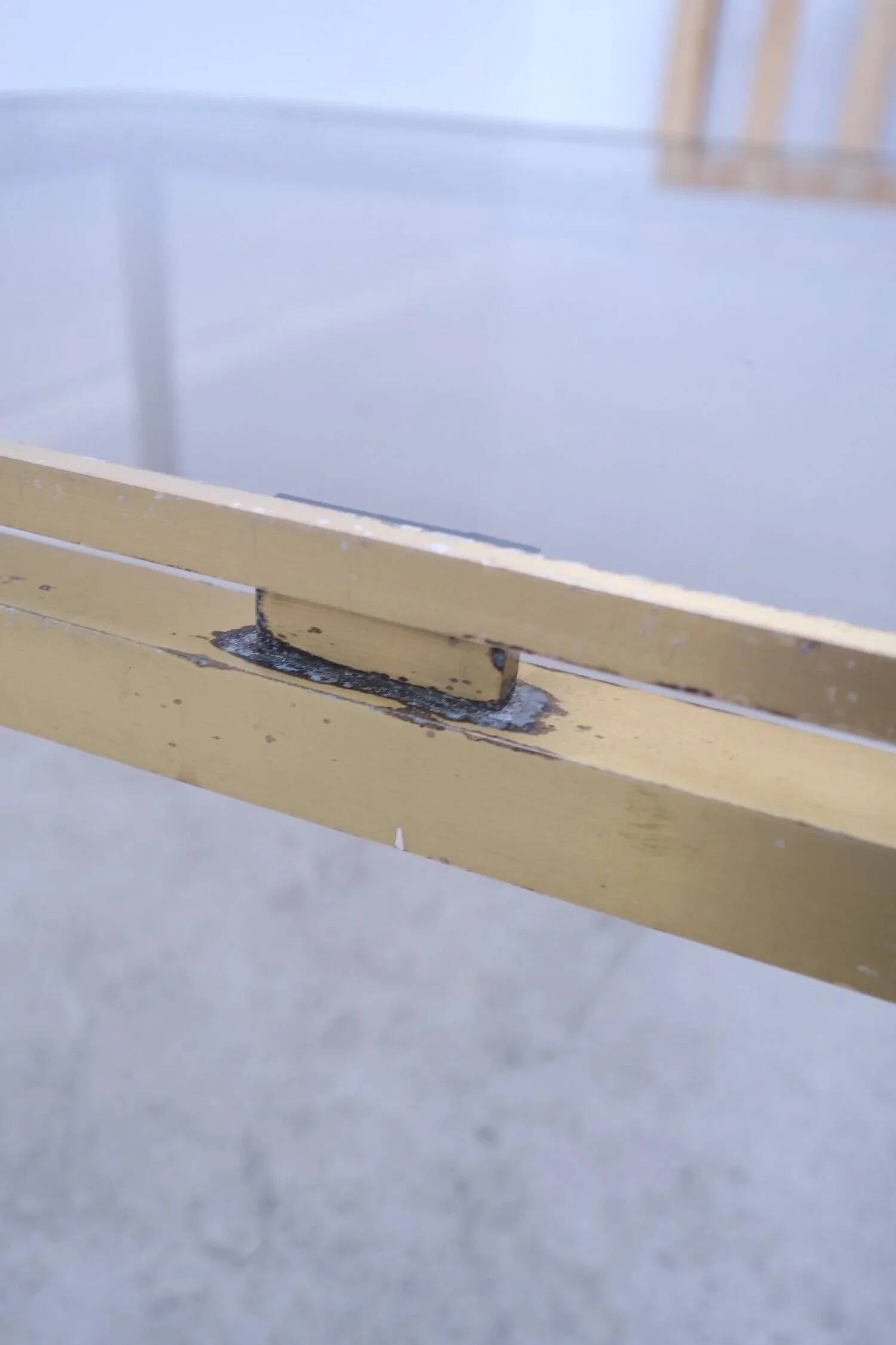 Brass coffee table by Guy Lefevre for Maison Jansen, 1960