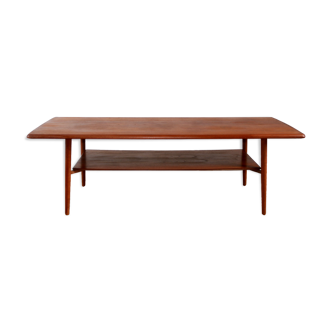 Scandinavian coffee table vintage teak 1960