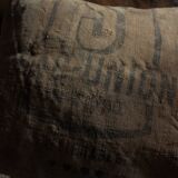 Burlap Cushion