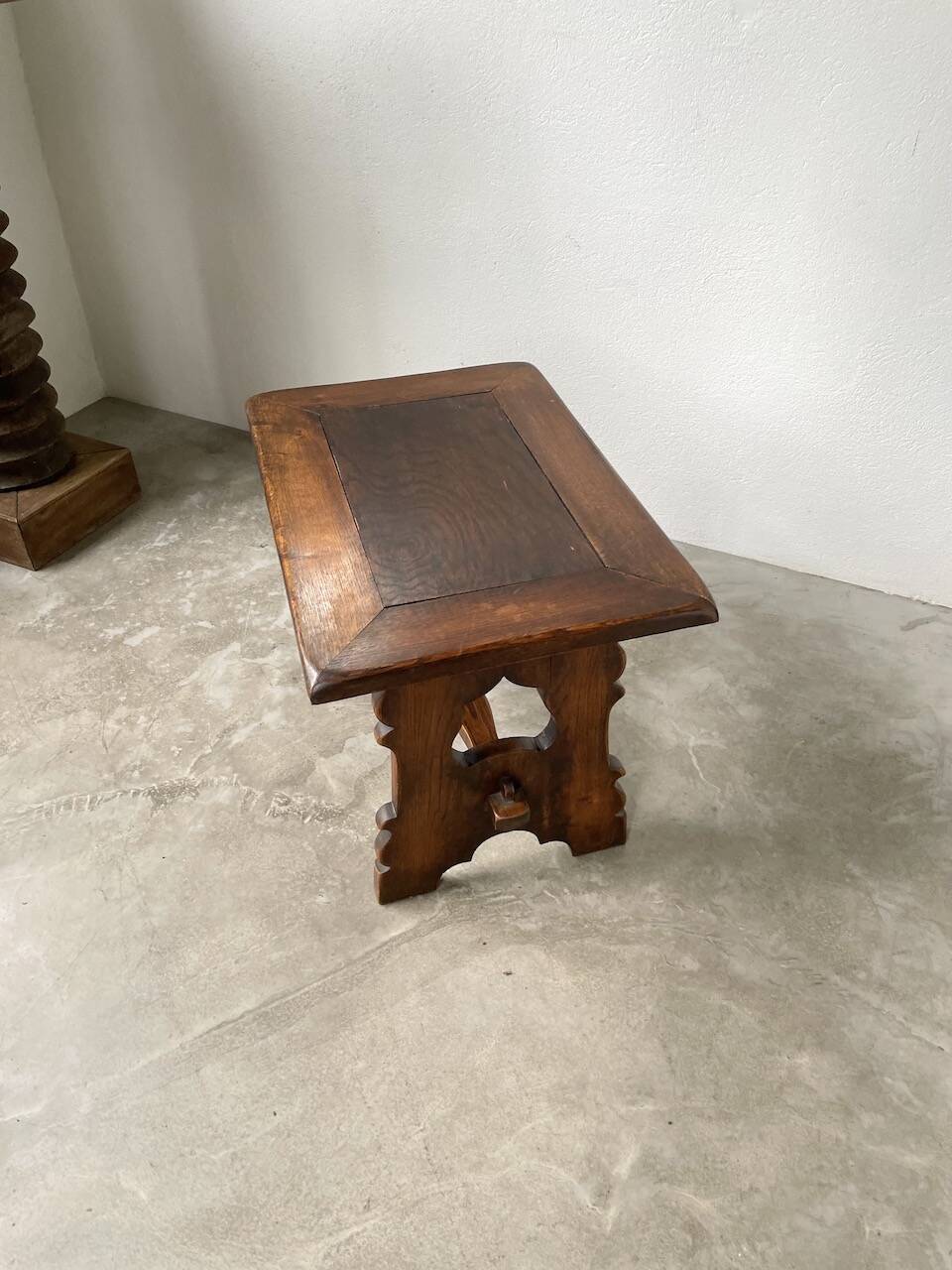 50s Brutalist Oak Coffee Table