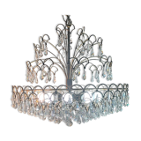 Vintage Italian Crystal Chandelier 8 Lights