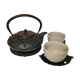 Japanese teapot with its cups