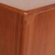 Buffet with roller shutter doors, Danish, vintage, teak, produced by Dyrlund.