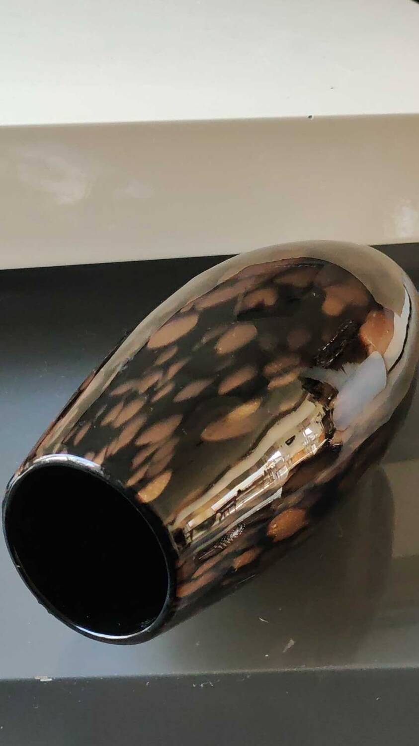 Venetian Murano blown glass vase by Carlo Nason, 1960s
