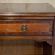 Vintage Low Bevan Funnell Library in Flamed Mahogany with Two Drawers