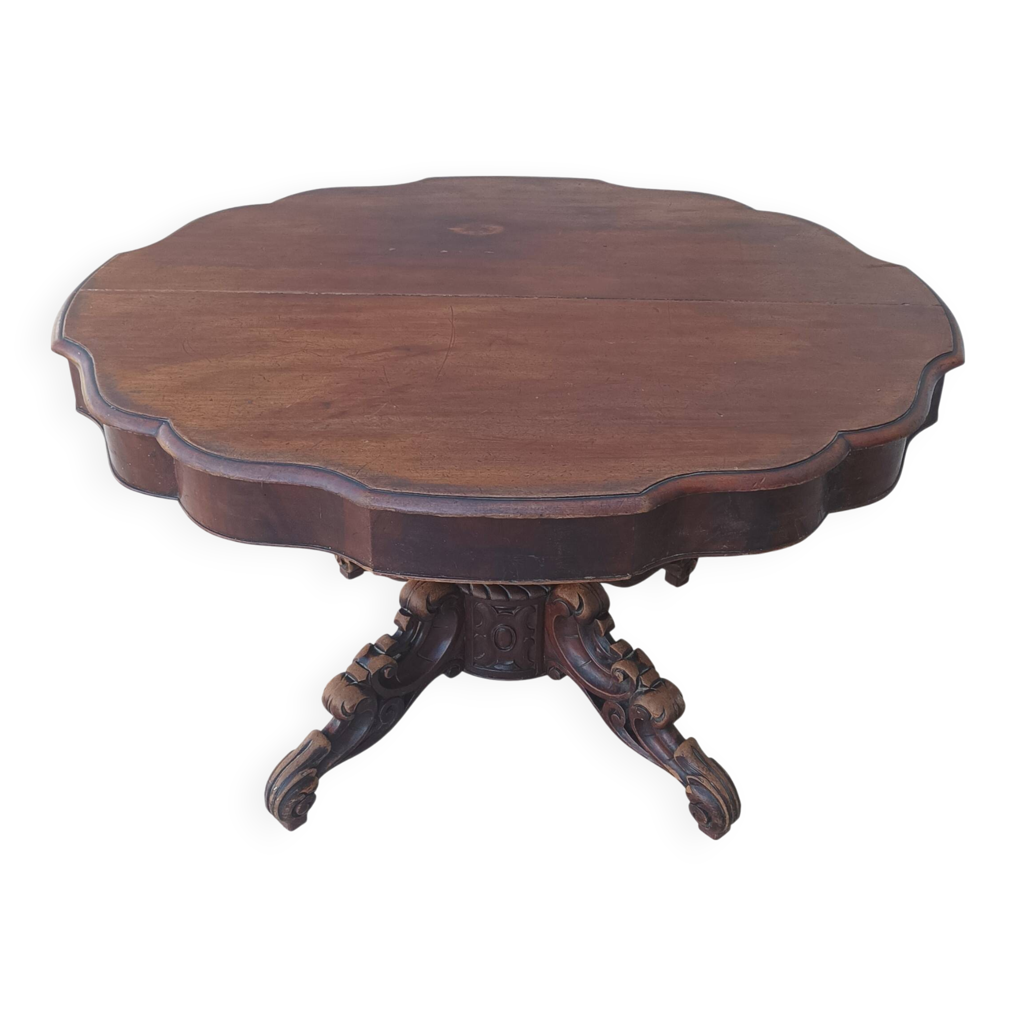 19th century English mahogany table