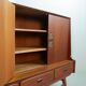 Louis van Teeffelen Vintage Design Teak Wooden High Sideboard for Webe 60s