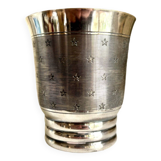 Silver-plated tumbler