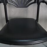 Italian Alisea armchairs by Lisa Bross for Studio Simonetti, 1980s, Set of 4