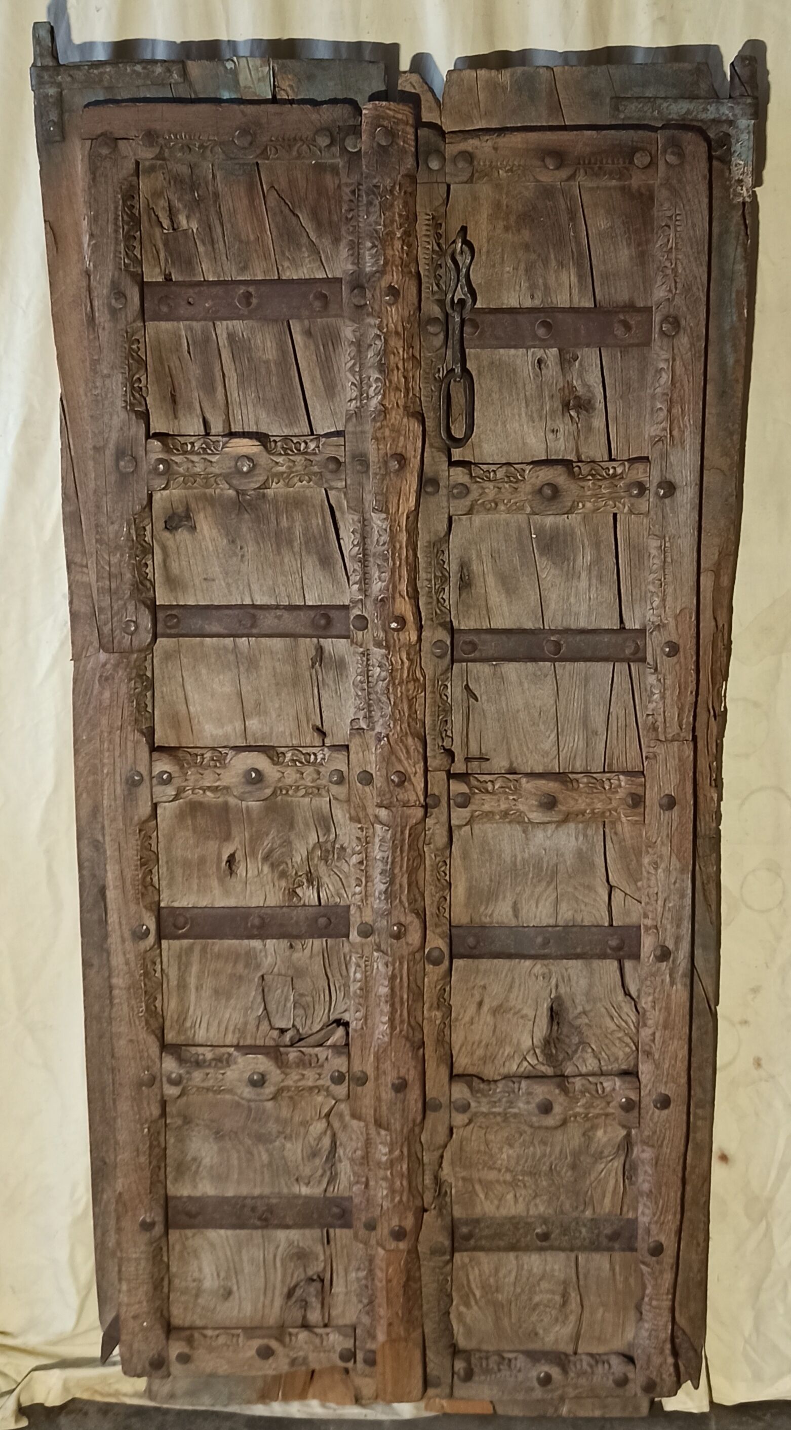Old wooden door