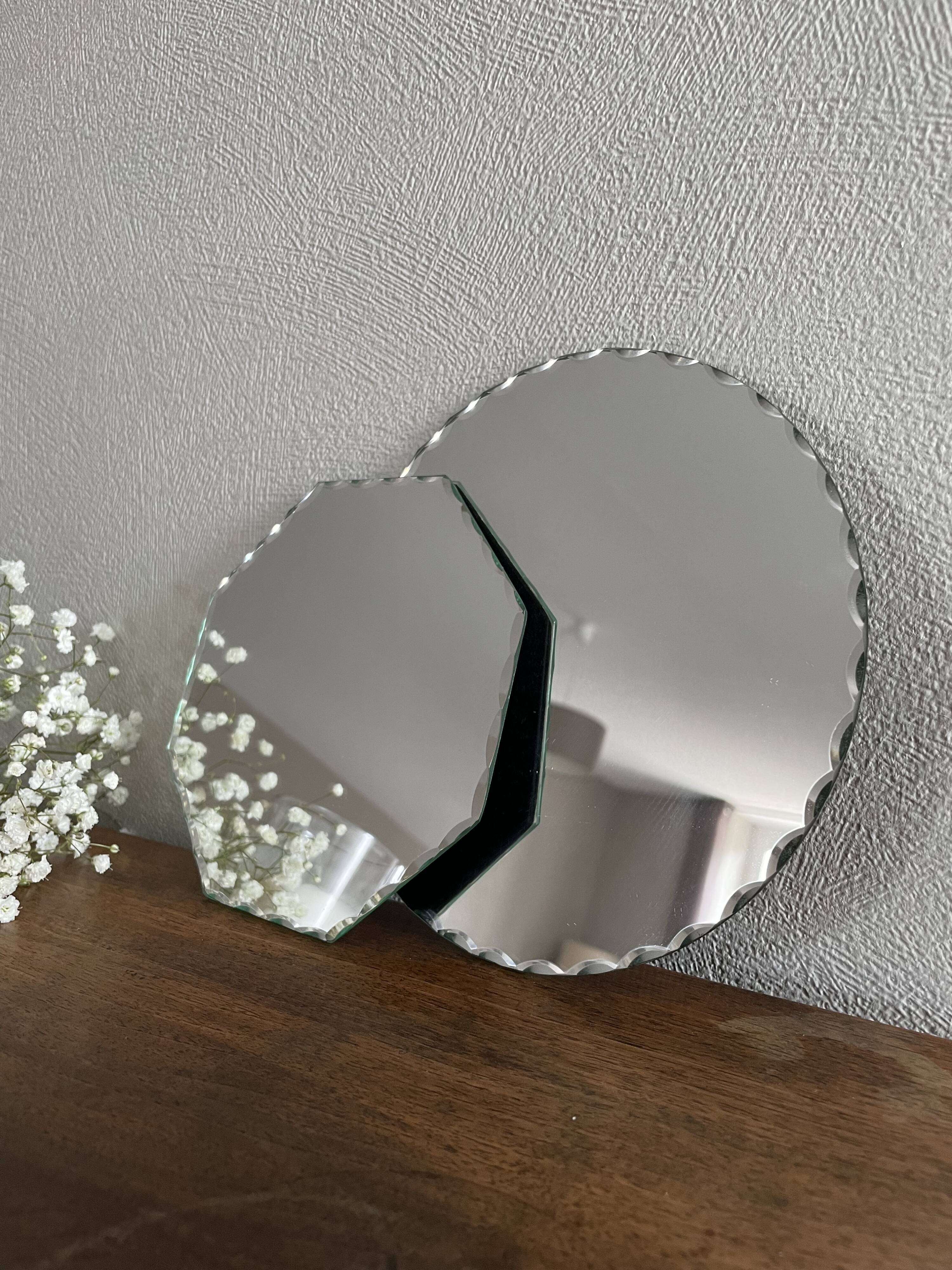 Miroirs biseautés rond et octogonal