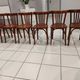 Suite de 6 chaises de Bistrot vintage années 1950