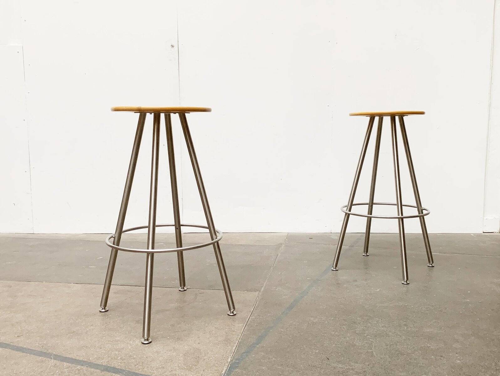 Set of German kitchen or bar stools Duktus by Bulthaup, Set of 2
