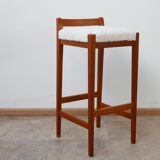 Mid-century teak swedish bar stool