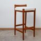 Mid-century teak swedish bar stool