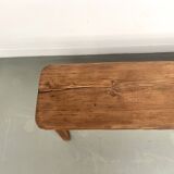 1950s pine farmhouse bench