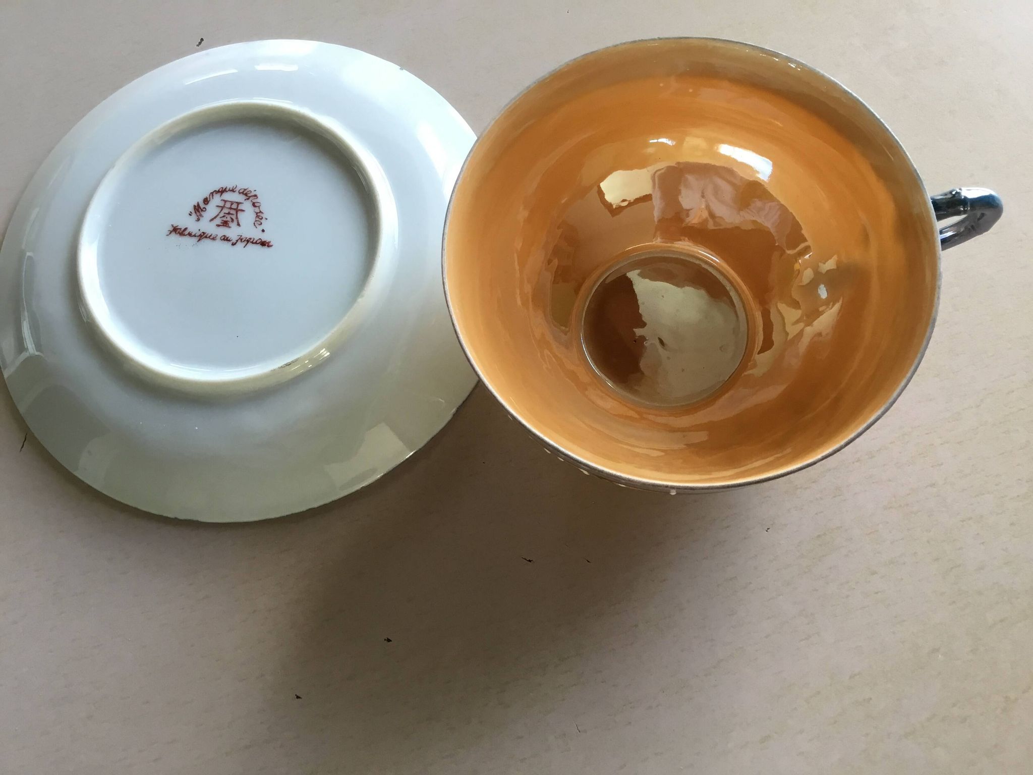 Japanese porcelain tea cups