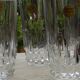 Set of 5 arques crystal orangeade glasses. villandry model.
