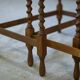 Rustic nesting tables in oak from the 1950s.