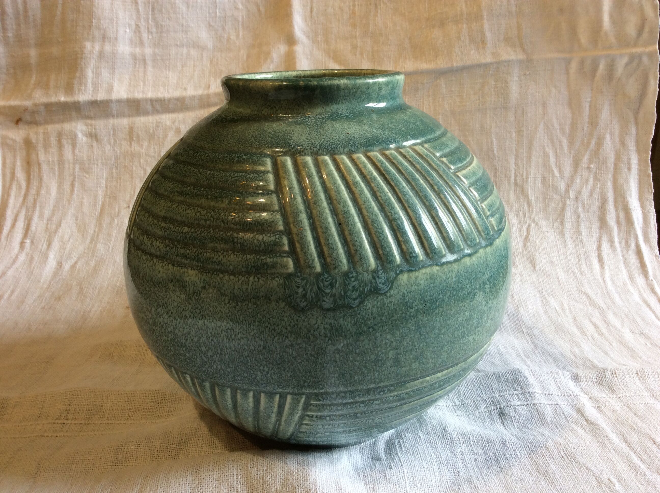 Art Deco vase signed Odyv