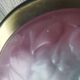 Suspension pink glass paste