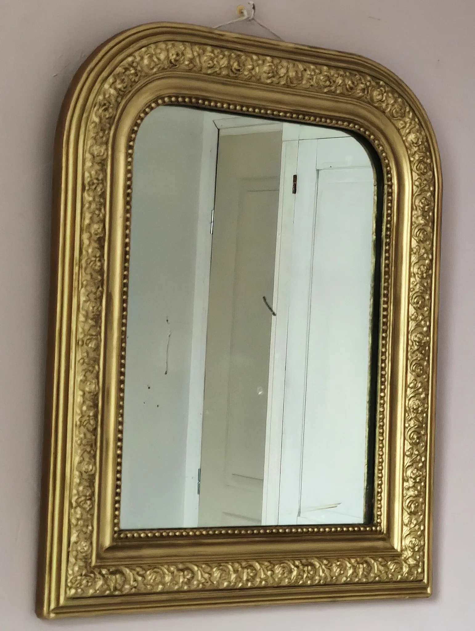 Louis Philippe mirror with ornate frame