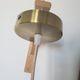 Lotus flower suspension in mother-of-pearl and brass