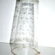 Engraved and gilded crystal jug 1900-1920