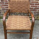 Bauhaus rope chair easy chair Erich Dieckmann style