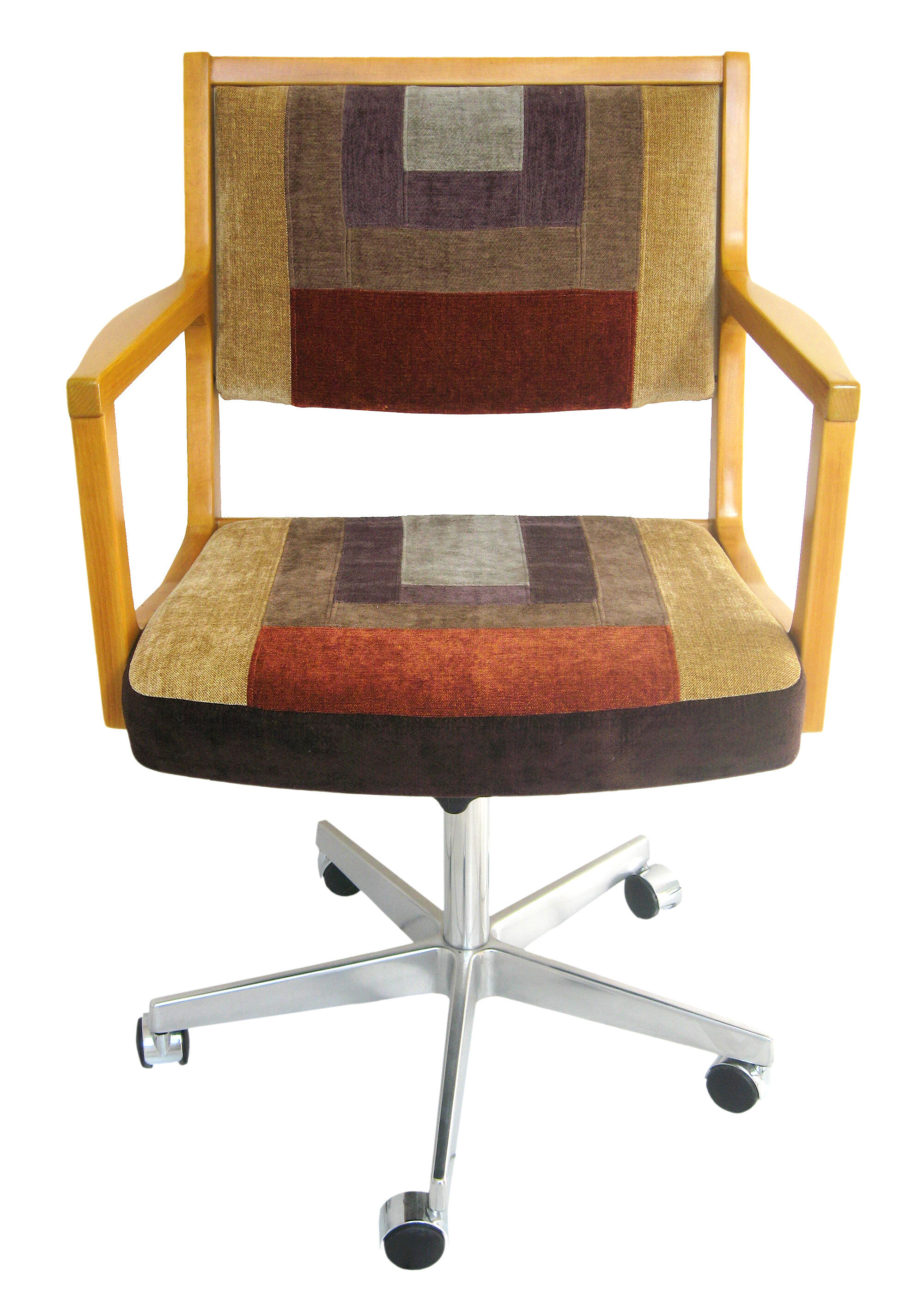 Vintage office chair with wheels