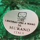 Murano/Glass Line Art Glass Sea Shell Trinket Dish. Diam 20