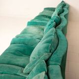 Set of 5 Stropiccio armchairs by Luciano Frigerio for Frigerio di Desio 1975