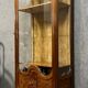 After Majorelle: Art Nouveau period iris display case in late 19th century marquetry